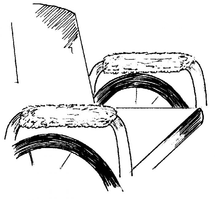 Wheel chair armrest covers