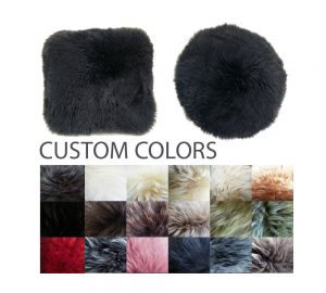 Custom Sheepskin Pillows