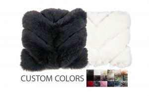 Sheepskin Pillows Chevron Custom Colors