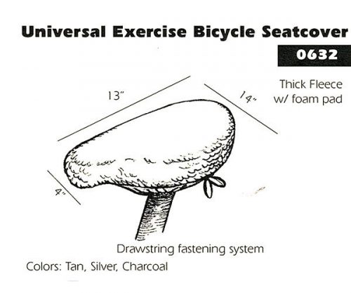 lambswool bike seat cover
