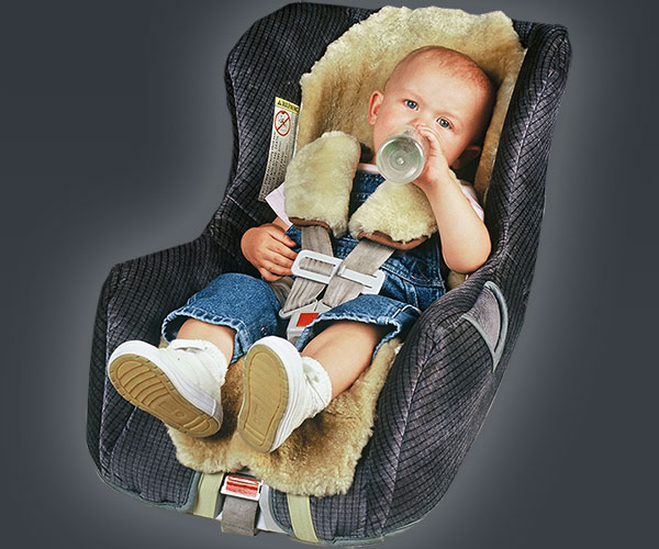 Sheepskin Shoulder Strap Covers For Infant Car Seat Ultimate - Baby Car Seat Harness Strap Covers
