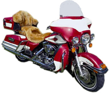 Sheepskin Motorcycle Seat Covers Custom