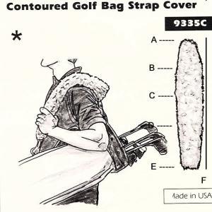 Contoured Golf Bag Strap Cover