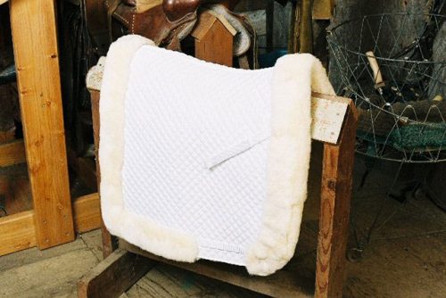 Dressage Saddle Blanket with Complete Lining & Full Roll Edge