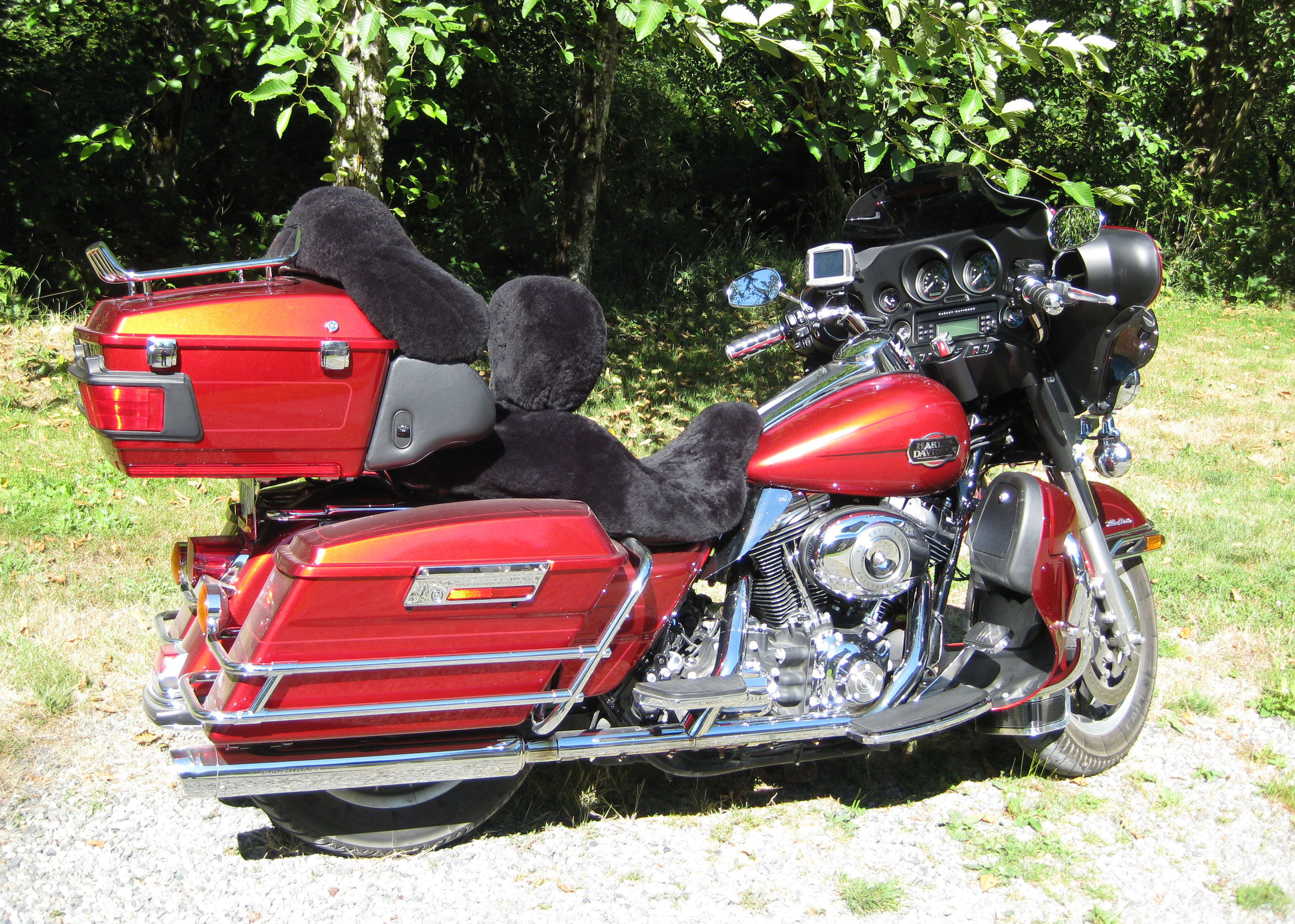 Sheepskin Motorcycle Seat Covers Custom or Standard | Ultimate Sheepskin