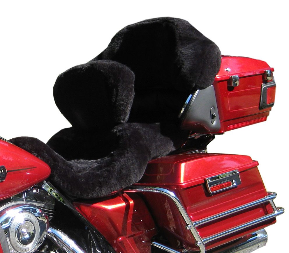Sheepskin Motorcycle Seat Covers Custom or Standard | Ultimate Sheepskin
