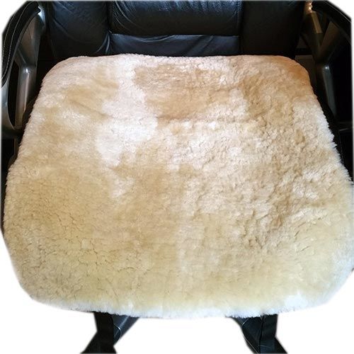 Sheepskin Office Chair Pad, Fluffy Desk Chair Cover