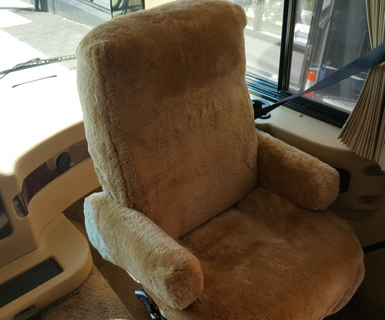 Sheepskin Seat Covers RV Bus Custom TailorMade Ultimate Sheepskin