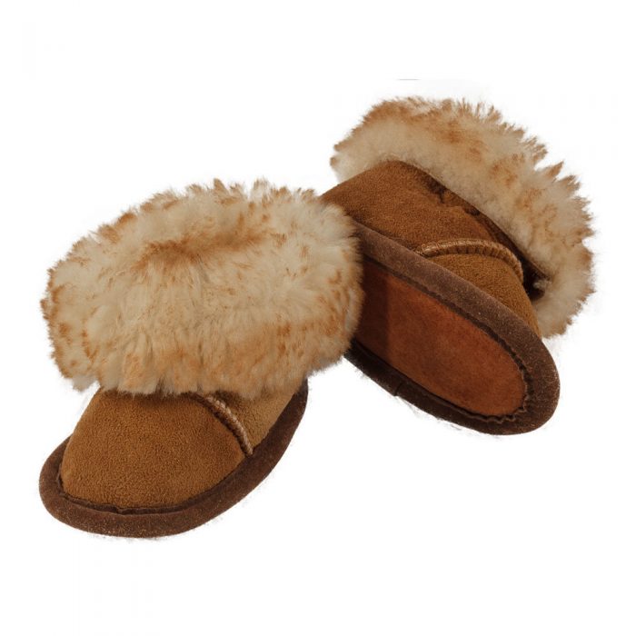 childrens sheepskin slipper boots