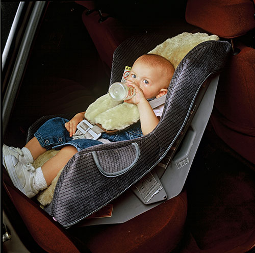 newborn car seat shoulder straps