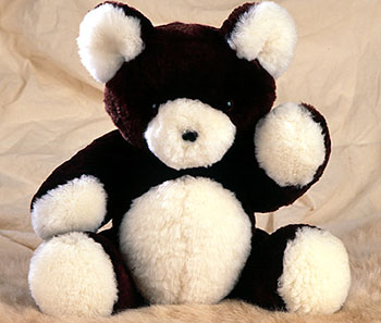 flat sheepskin teddy bear