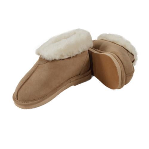 sheepskin slippers with hard sole