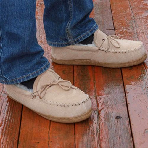 Sheepskin Moccasin Slippers