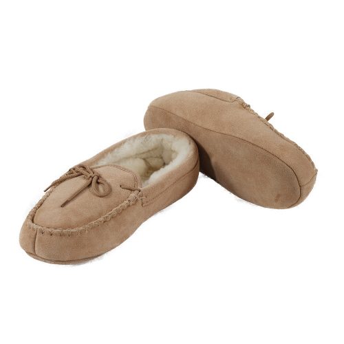 Sheepskin Moccasin Slippers