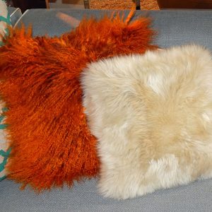 Sheepskin long wool pillows