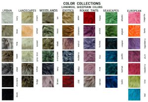 Long Wool Sheepskin Colors