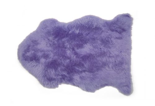 Light Purple Fuchsia Single Pelt Sheepskin Rug