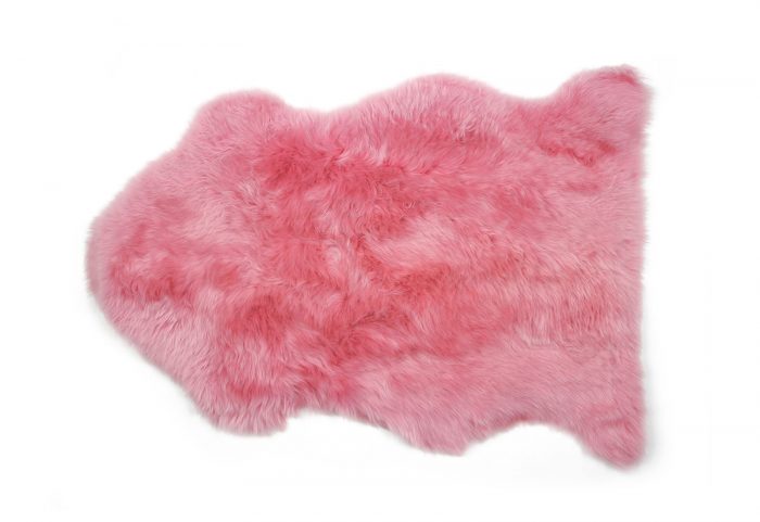 Magenta Pink Sheepskin Rug