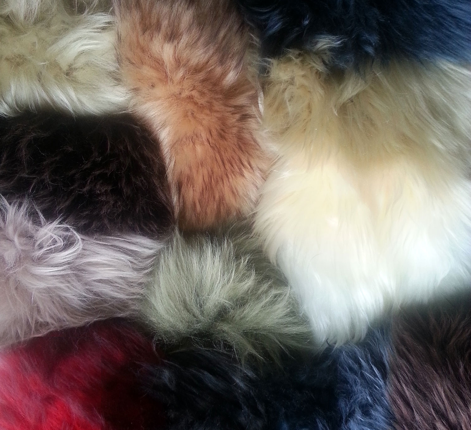 US Sheepskin Swatches Long Wool | Ultimate Sheepskin