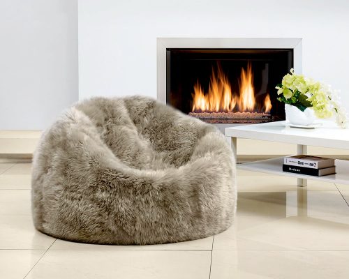 LLB Sheepskin Chair Covers Office Chair Cushion Dining Room Chair Pads Desk  Chair Seat Cushion for Computer Chair Fur Area Rugs for Living Room 19x19