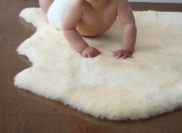 Shorn Sheepskin Infant Care Rug for Baby