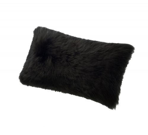Sheepskin Kidney Pillow Black