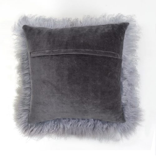 Tibetan Lambskin Pillow Dove Gray