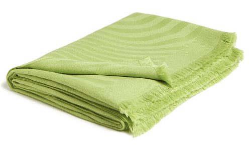 Leaf Green Baby Alpaca Throw