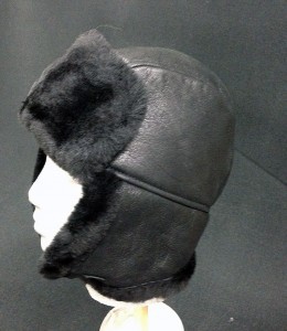 Sheepskin Trouper Hat Black