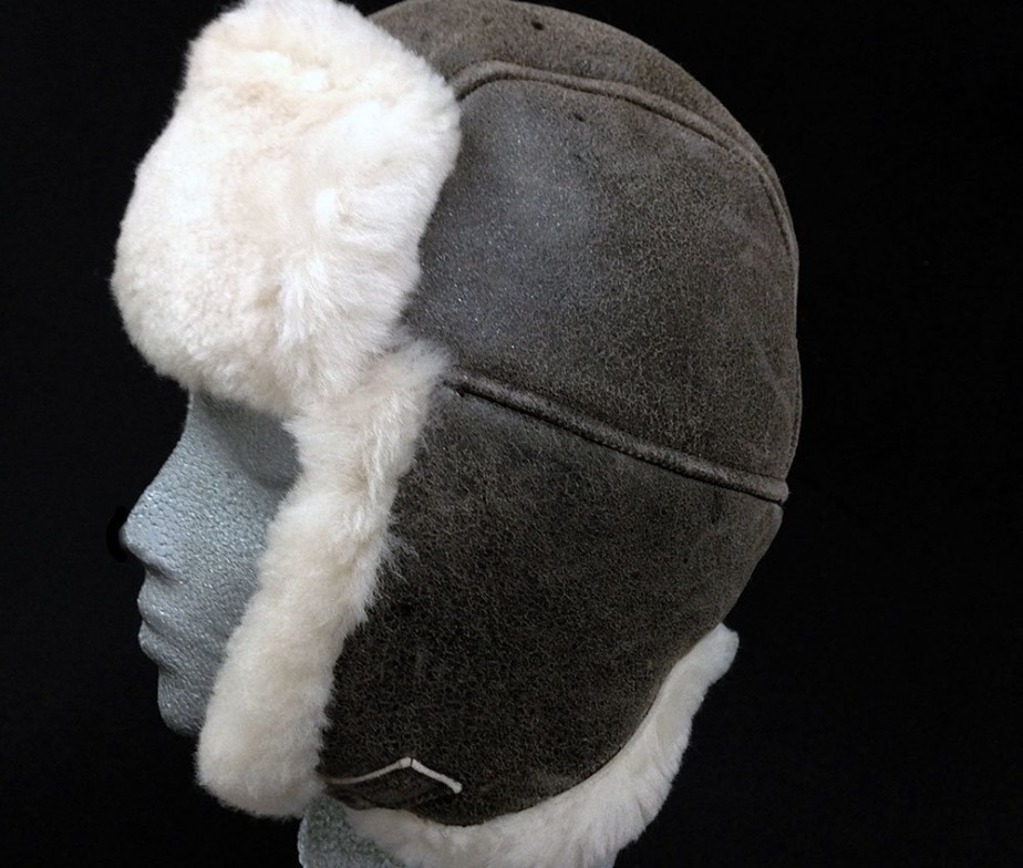 Sheepskin Avaitor Hat Warm Sheepskin Trouper Hat Brown | Ultimate Sheepskin