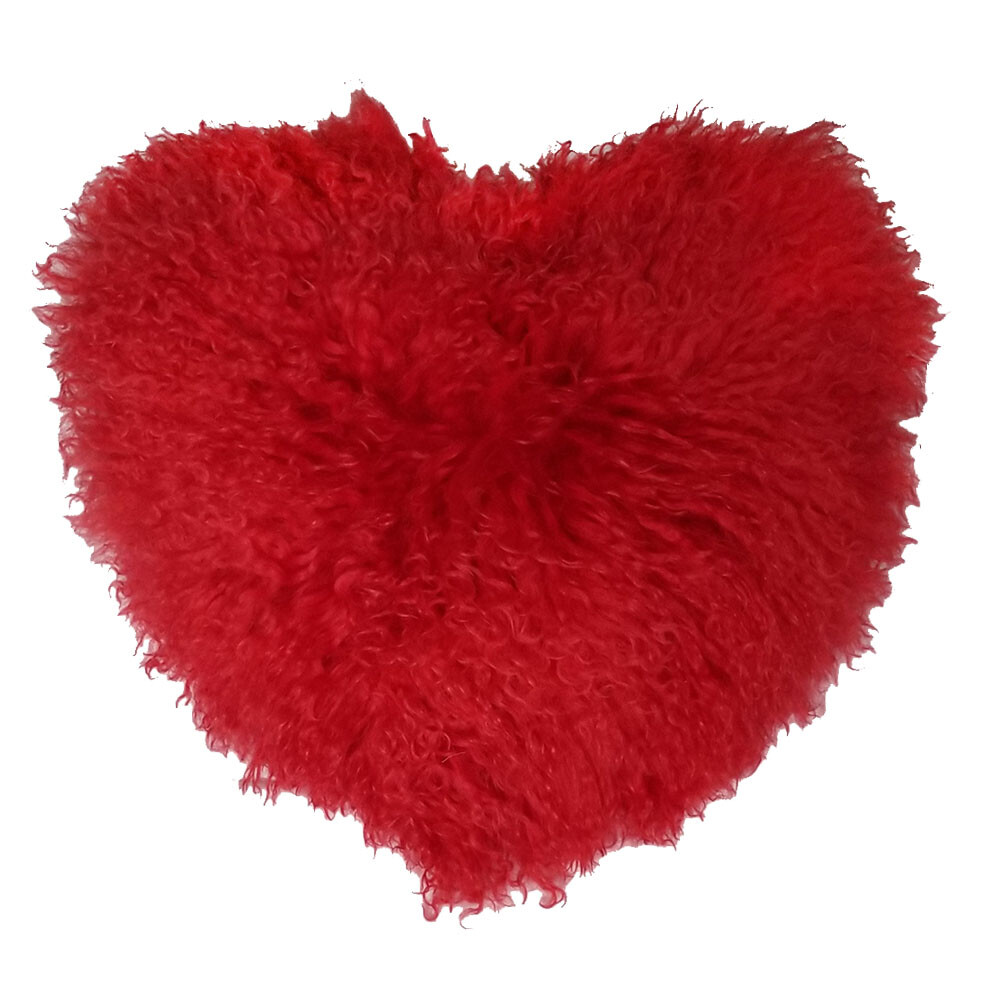 Valentine's Day Heart Shaped Soft Fluffy Faux Fur Heart Bag for