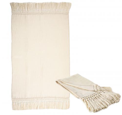 Baby Alpaca Cool Throw Ivory