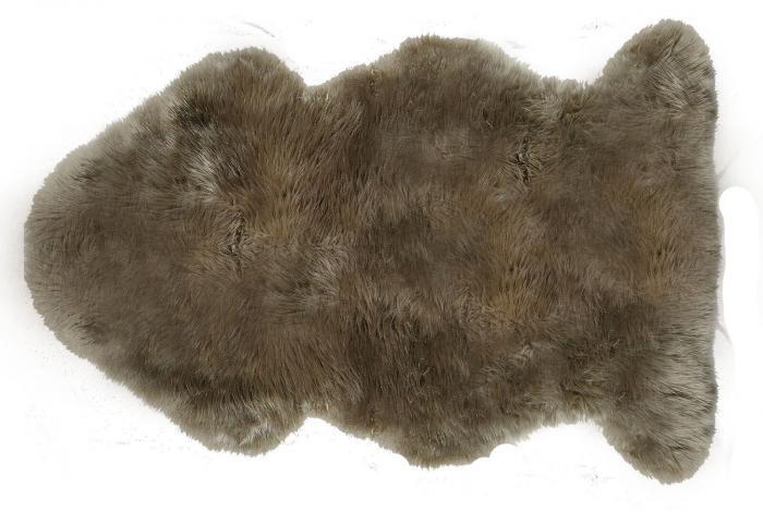 Sheepskin Single Pelt Rug Fossil