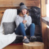 Jolie Sheepskin Mule Slipper by EMU - Charcoal Size 6 - Image 2
