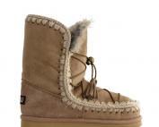 MOU Dream Catcher Lace Up Shearling Boot