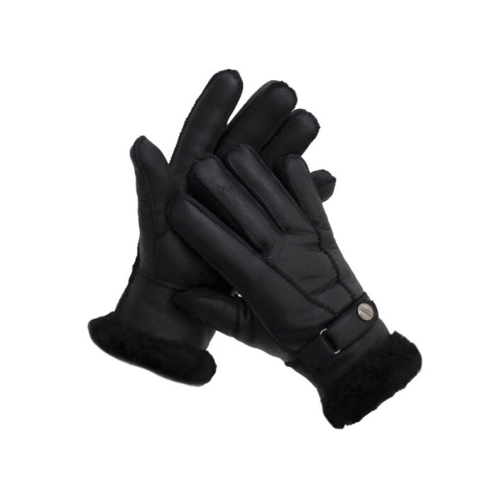 Nappa Black Leather Gloves