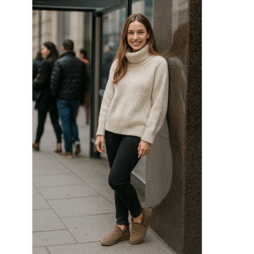 Sheepskin Slippers Java